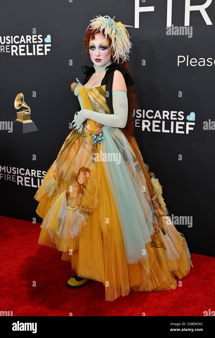 Los Angeles, USA. 02nd Feb, 2025. Chappell Roan arriving to the 67th Annual  Grammy Awards held at Crypto.com Arena on February 2, 2025 in Los Angeles,  Ca. © Lisa OConnor/AFF-USA.com Credit: AFF/Alamy
