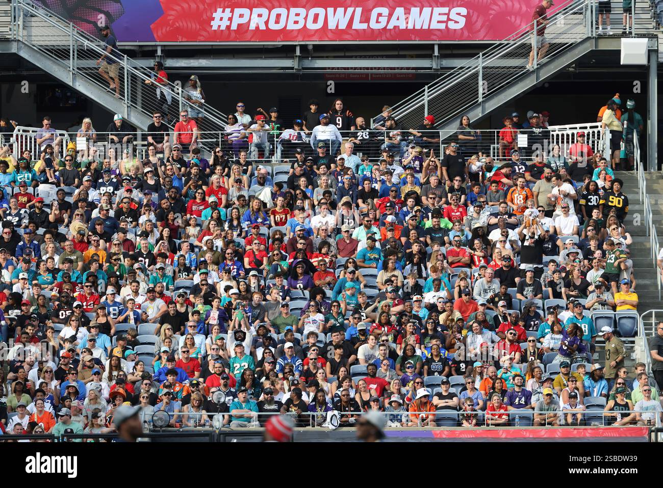 Fans watch the game during the NFL Pro Bowl Game on Sunday, Feb. 2