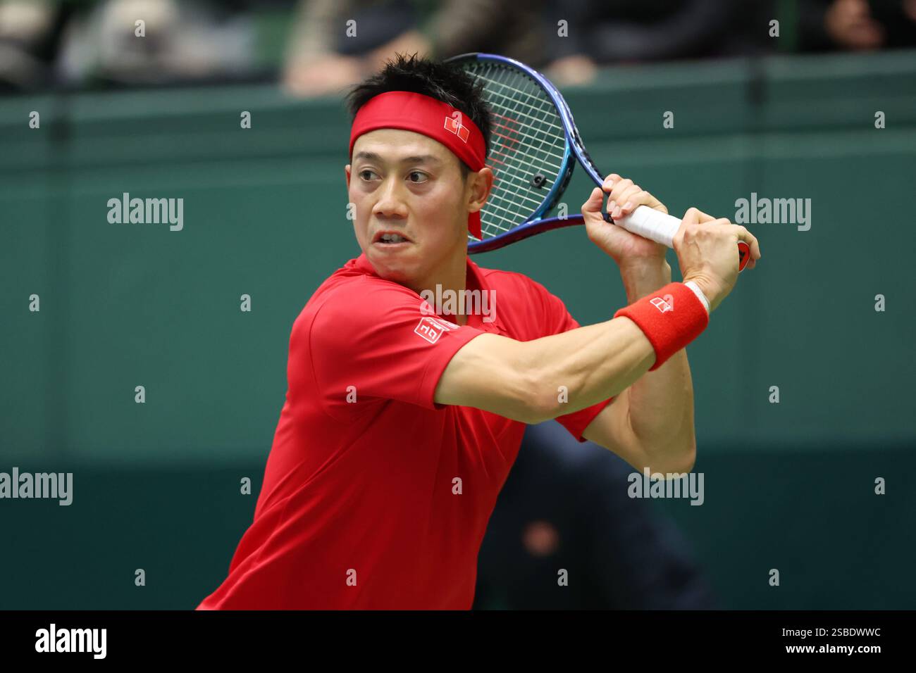 Kei Nishikori (JPN), JANUARY 31, 2025 Tennis 2025 Davis Cup Final
