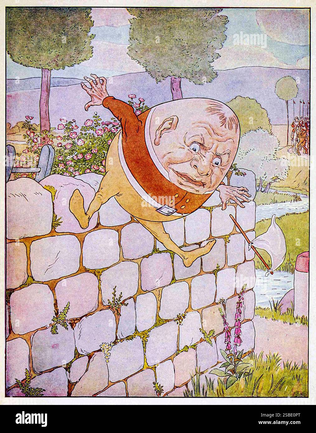 版画 HUMPTY DUMPTY Humpty Dumpty by Leonard Leslie Brooke: Buy fine art print