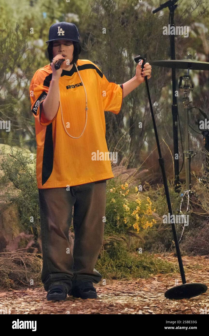 Billie Eilish performs "Birds of a Feather" during the 67th annual