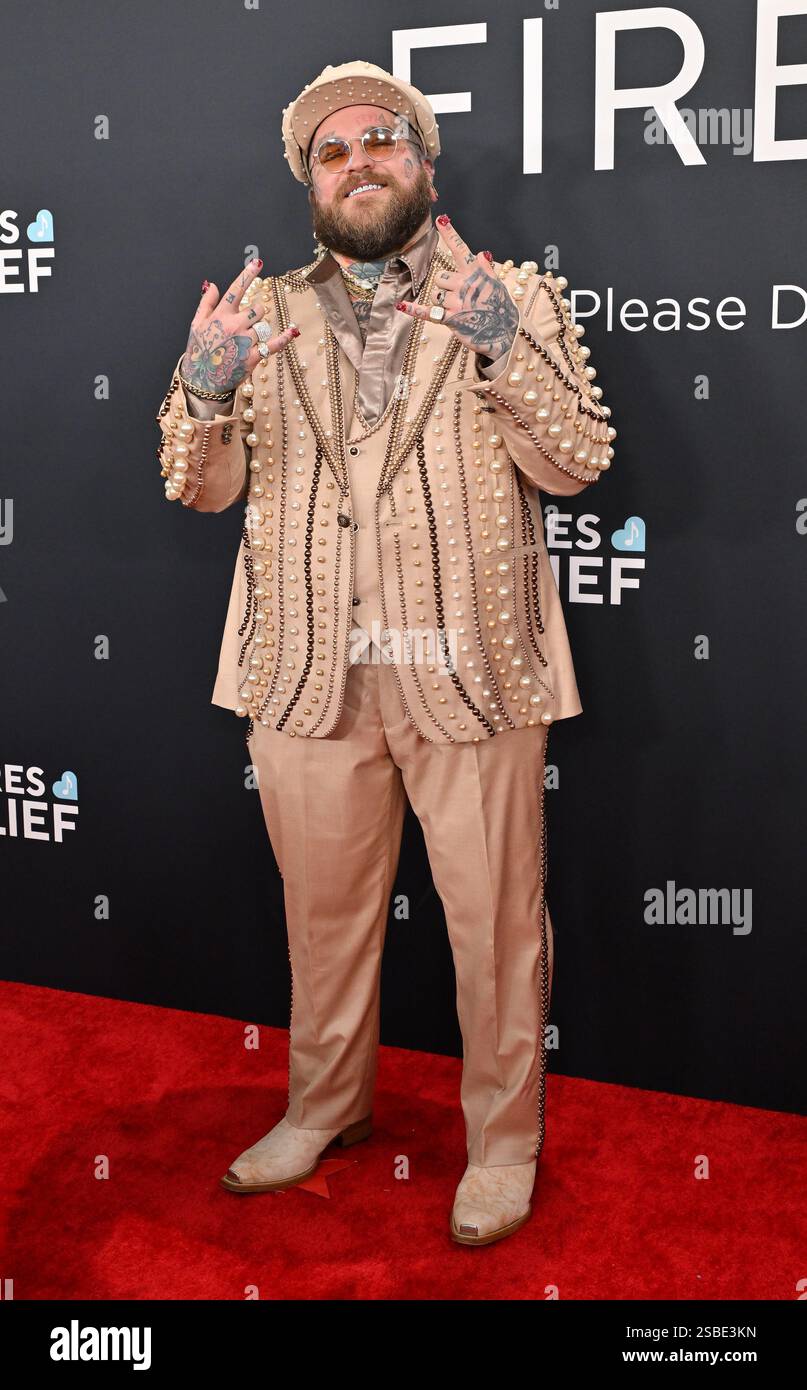 Teddy Swims arriving to the 67th Annual Grammy Awards held at Crypto