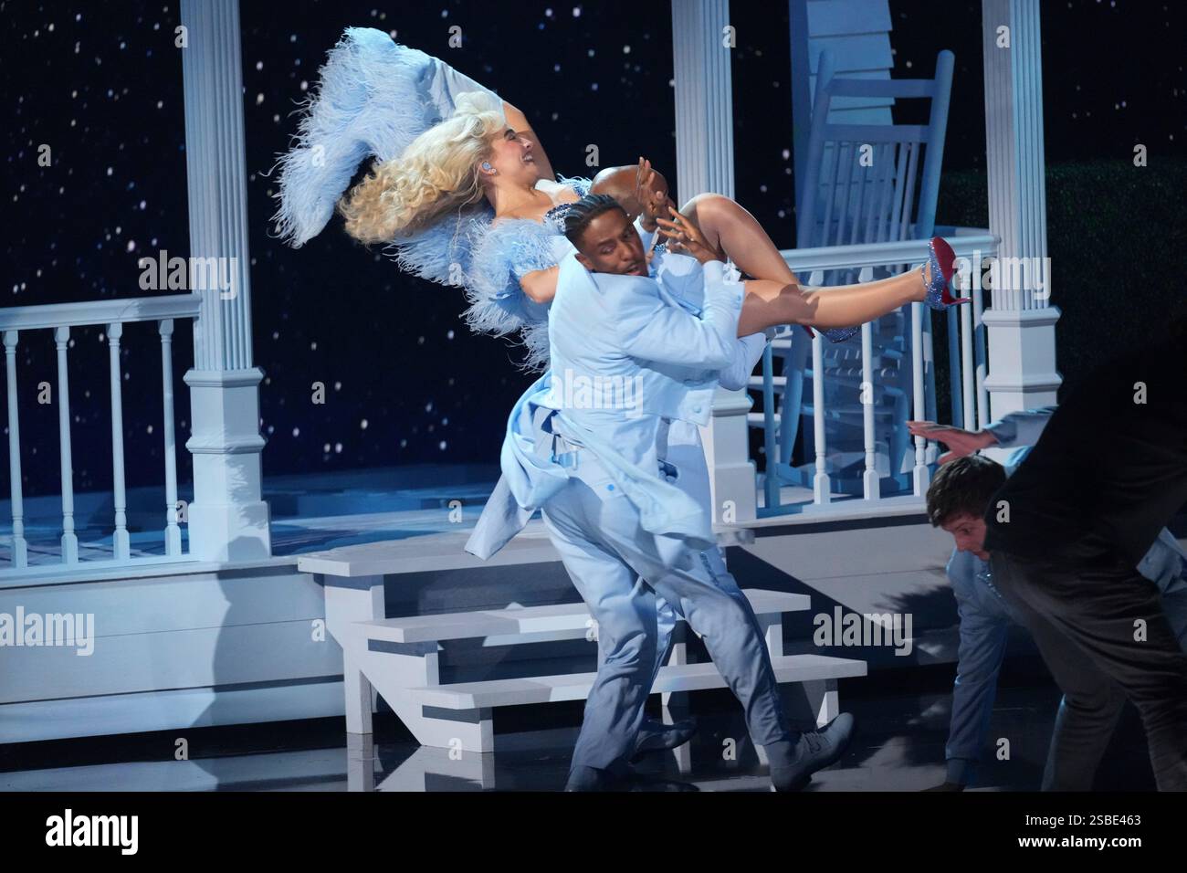 Sabrina Carpenter performs a medley during the 67th annual Grammy