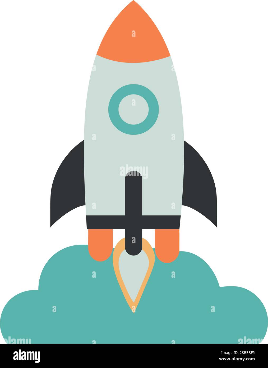 Rocket Launch Space Travel Exploration Stock Vector Image & Art - Alamy