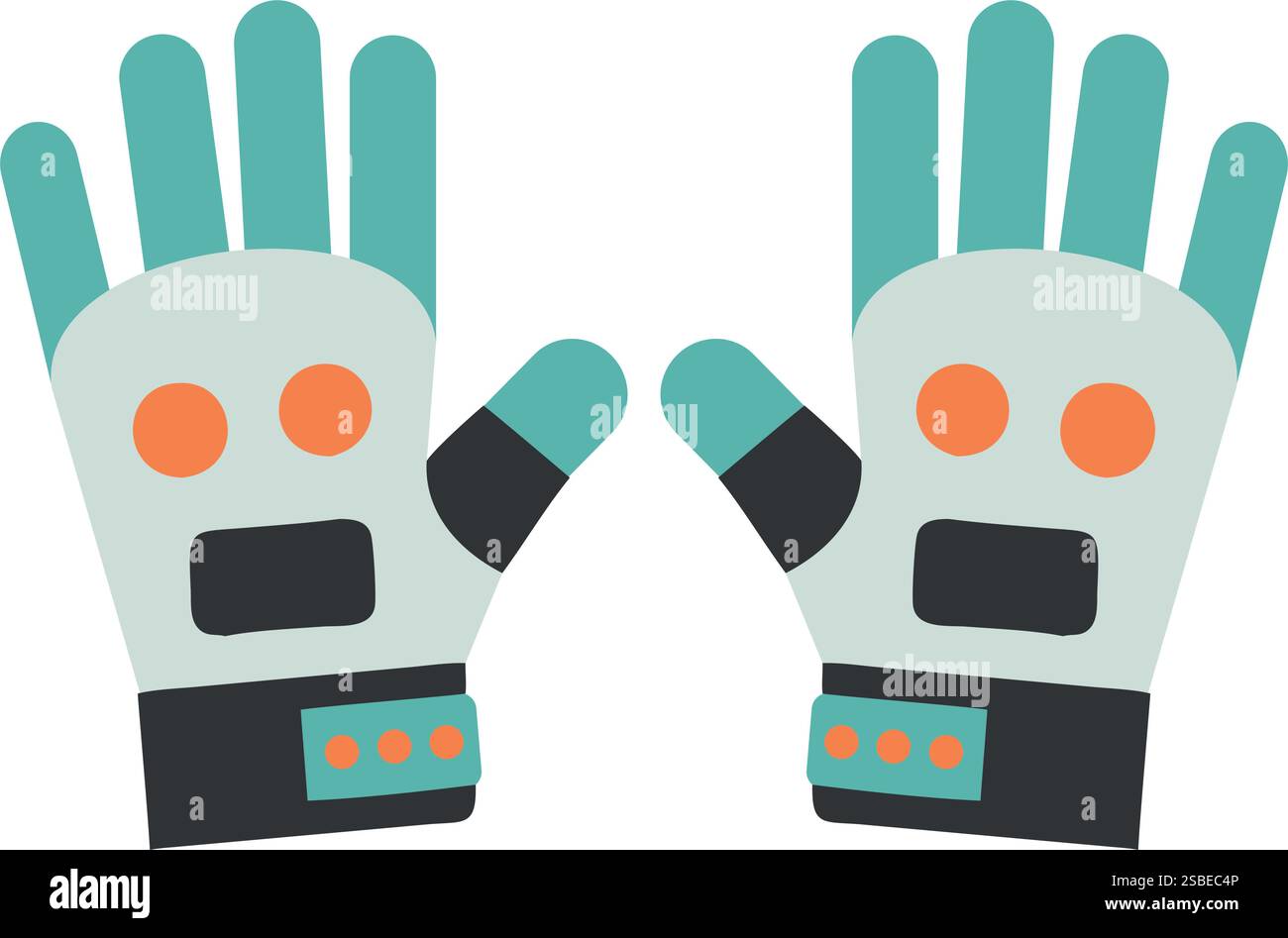 Astronaut gloves space Stock Vector Images - Alamy