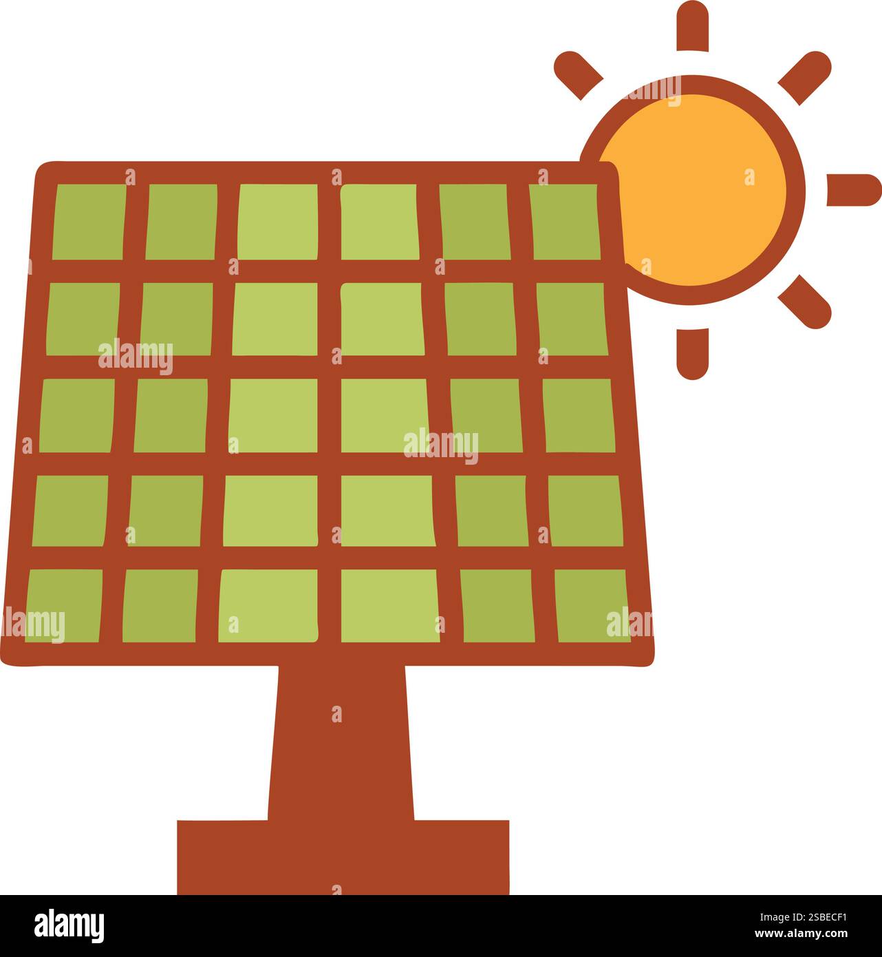 Solar Panel Renewable Energy Icon Stock Vector Image & Art - Alamy