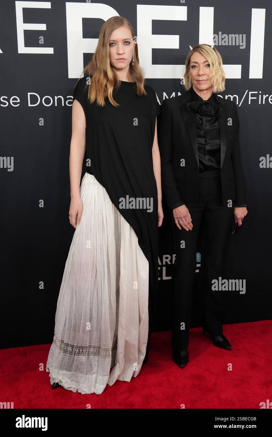 Coco Gordon Moore, left, and Kim Gordon arrive at the 67th annual ...
