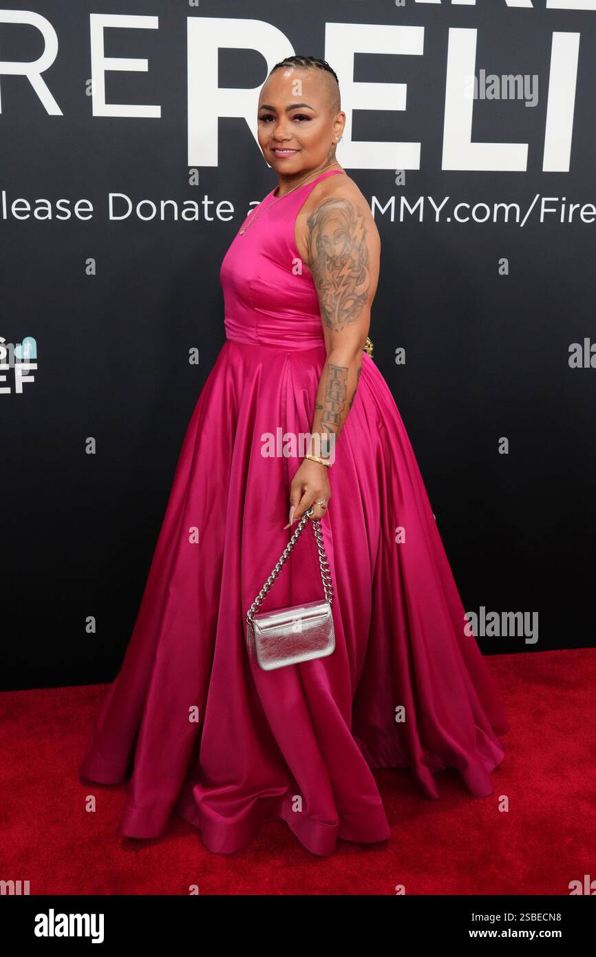 Jordan Sheba Queen Sheba arrives at the 67th annual Grammy Awards on Sunday, Feb. 2 ...
