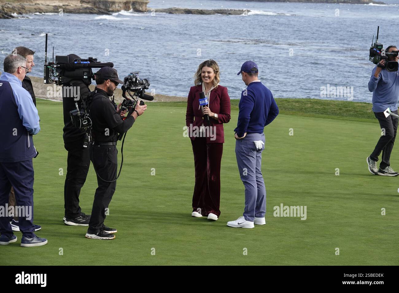 Pebble Beach, California, USA February 2nd, 2025 Rory McIlroy, after
