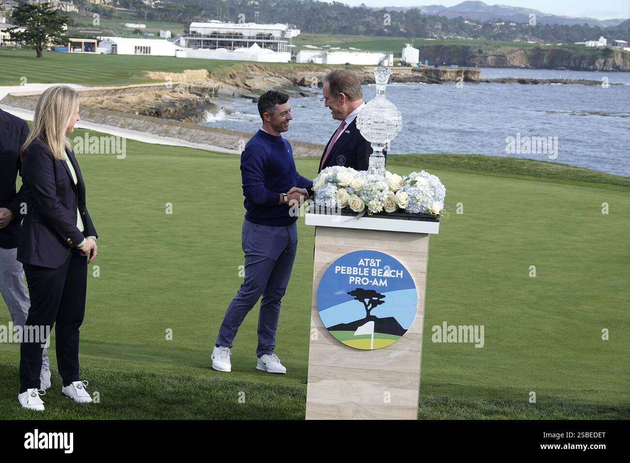 Pebble Beach, California, USA February 2nd, 2025 Rory McIlroy, after