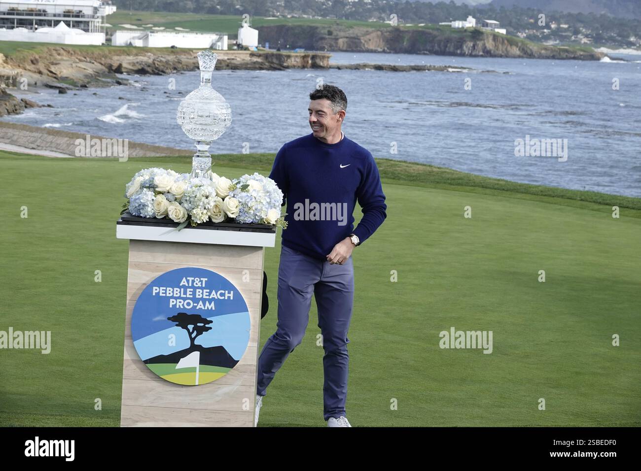 Pebble Beach, California, USA February 2nd, 2025 Rory McIlroy, after