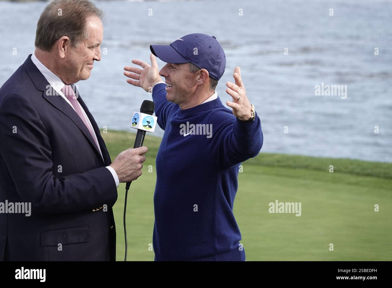Pebble Beach, California, USA February 2nd, 2025 Rory McIlroy, after