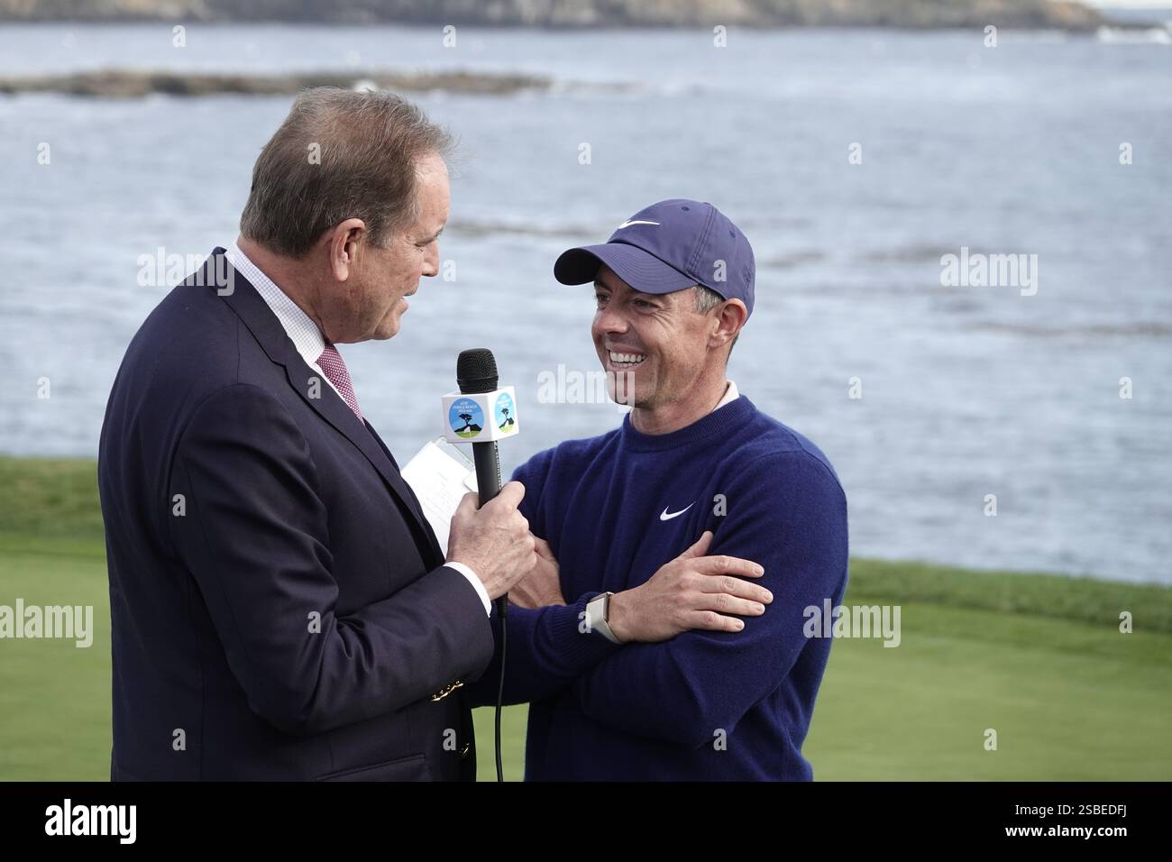 Pebble Beach, California, USA February 2nd, 2025 Rory McIlroy, after
