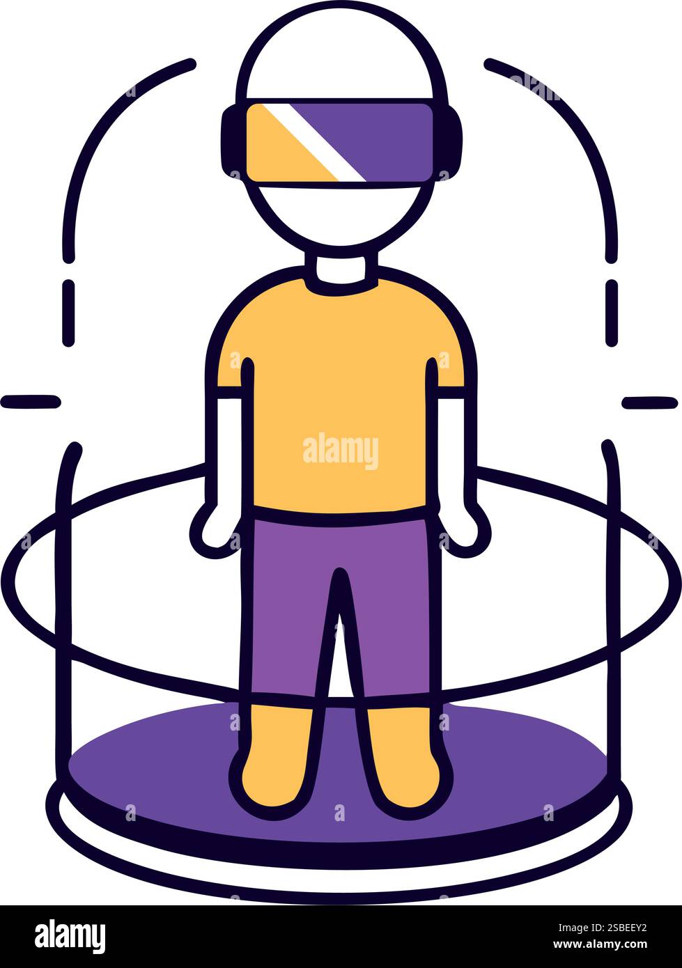 Augmented Reality Holographic Interaction Icon Stock Vector Image & Art ...