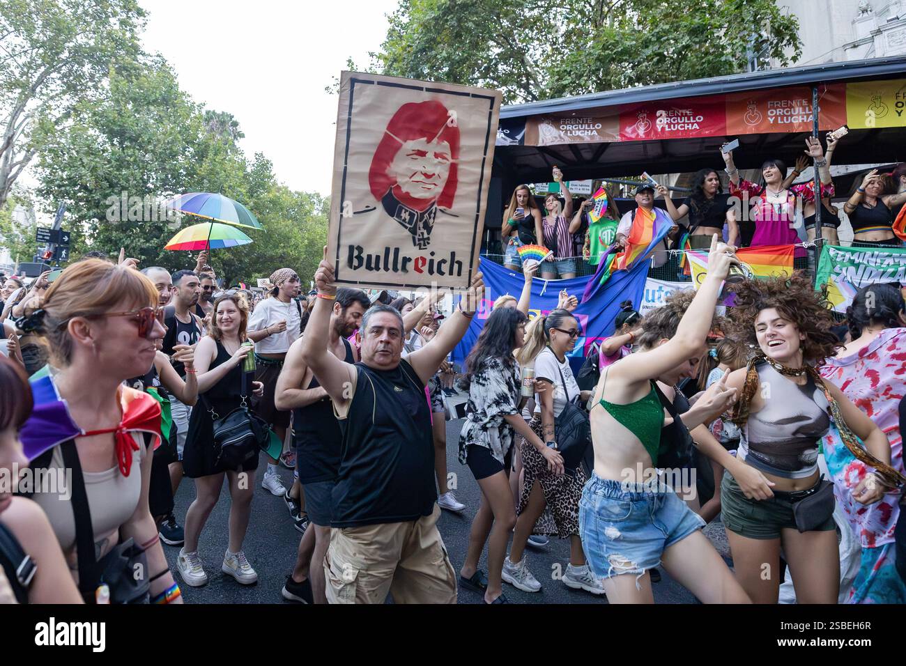 Lgbt rally float hi-res stock photography and images - Alamy