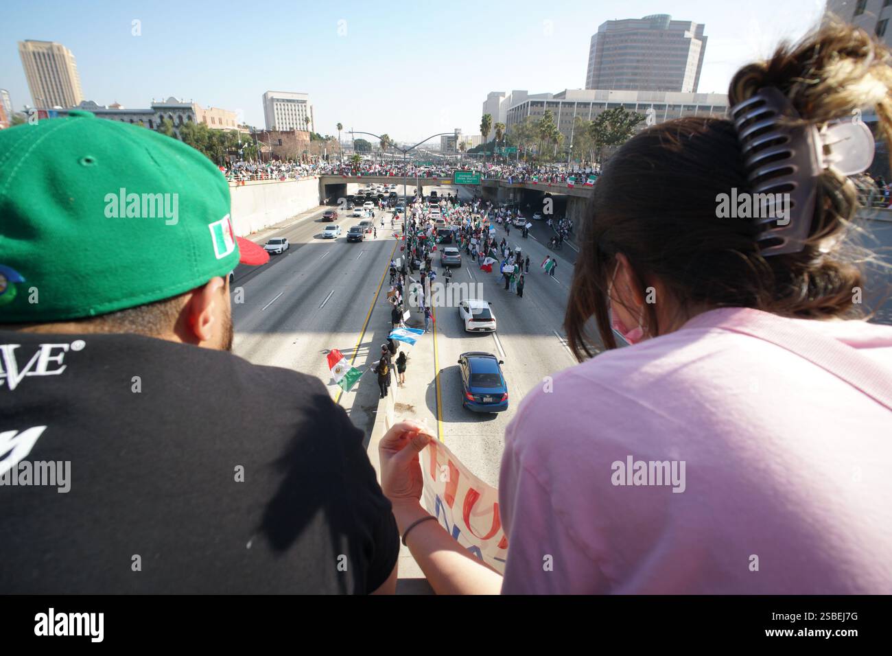 February 2, 2025, thousands of protesters in Los Angeles took to the ...