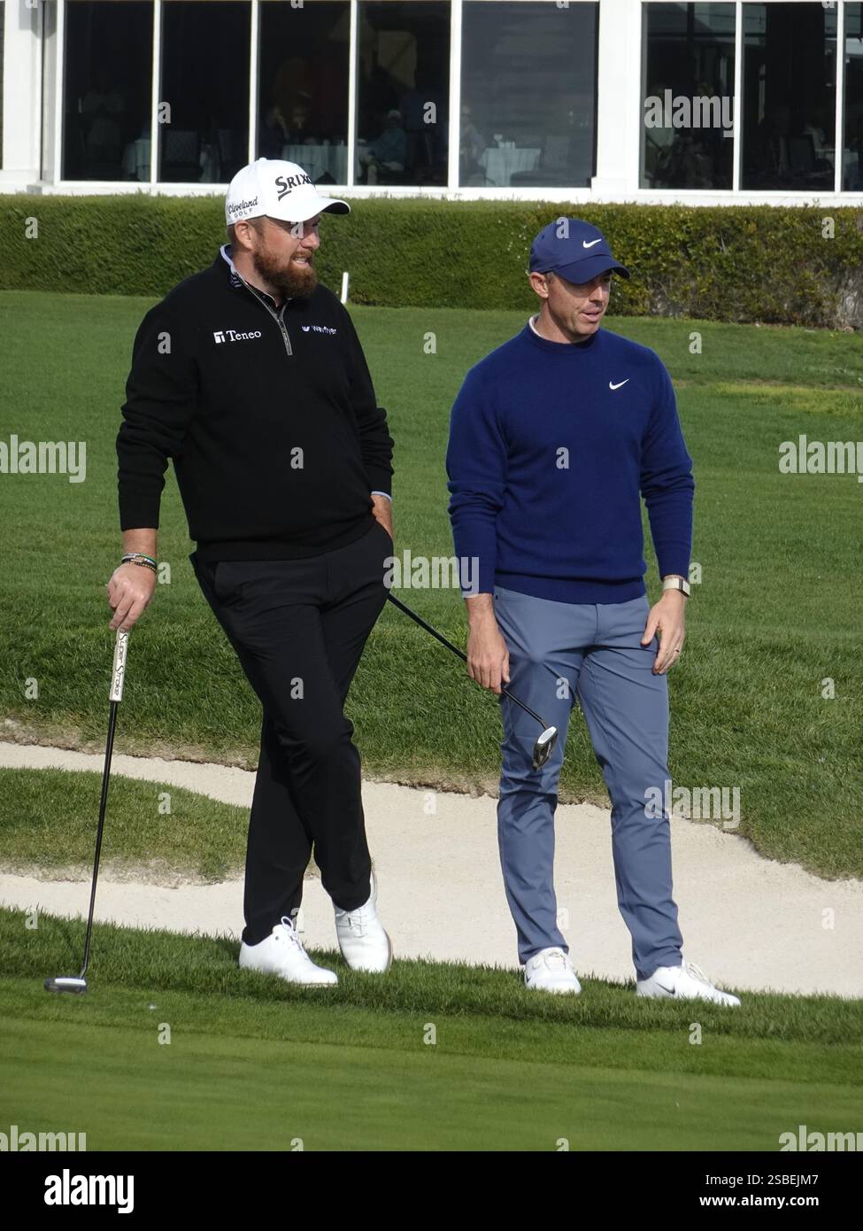Pebble Beach, California, USA February 2nd, 2025 Shane Lowry and Rory