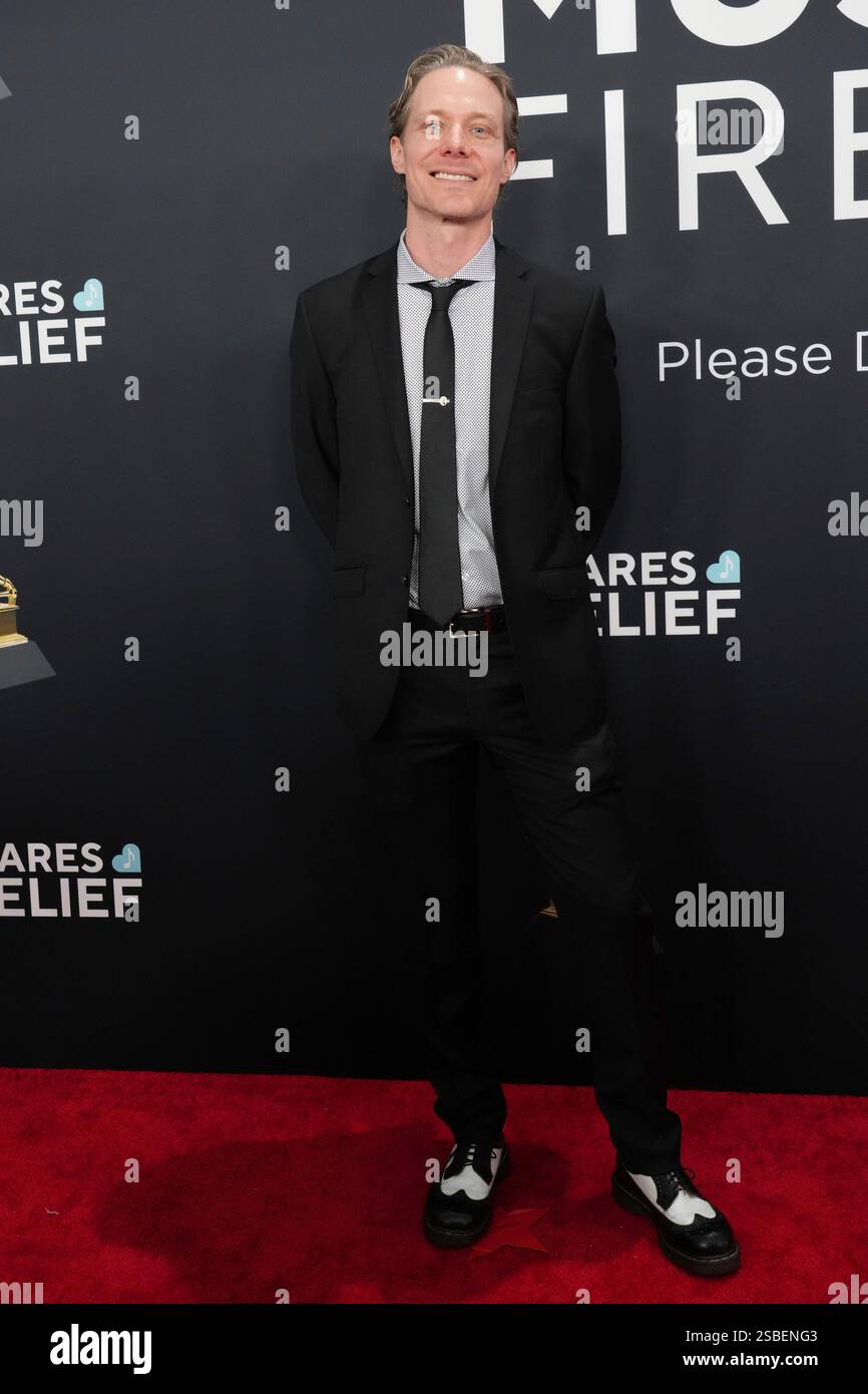 Adam Schoeller arrives at the 67th annual Grammy Awards on Sunday, Feb ...