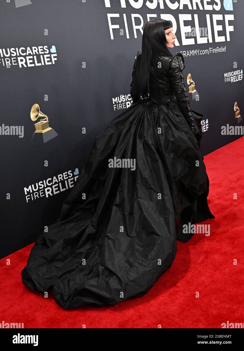 Lady Gaga arriving to the 67th Annual Grammy Awards held at