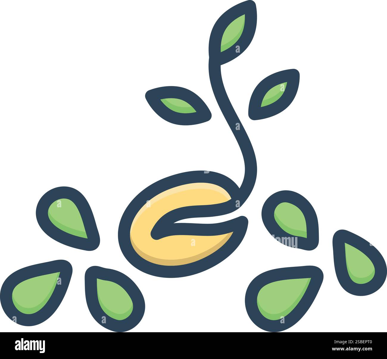 Icon for seeds, burgeoning Stock Vector Image & Art - Alamy