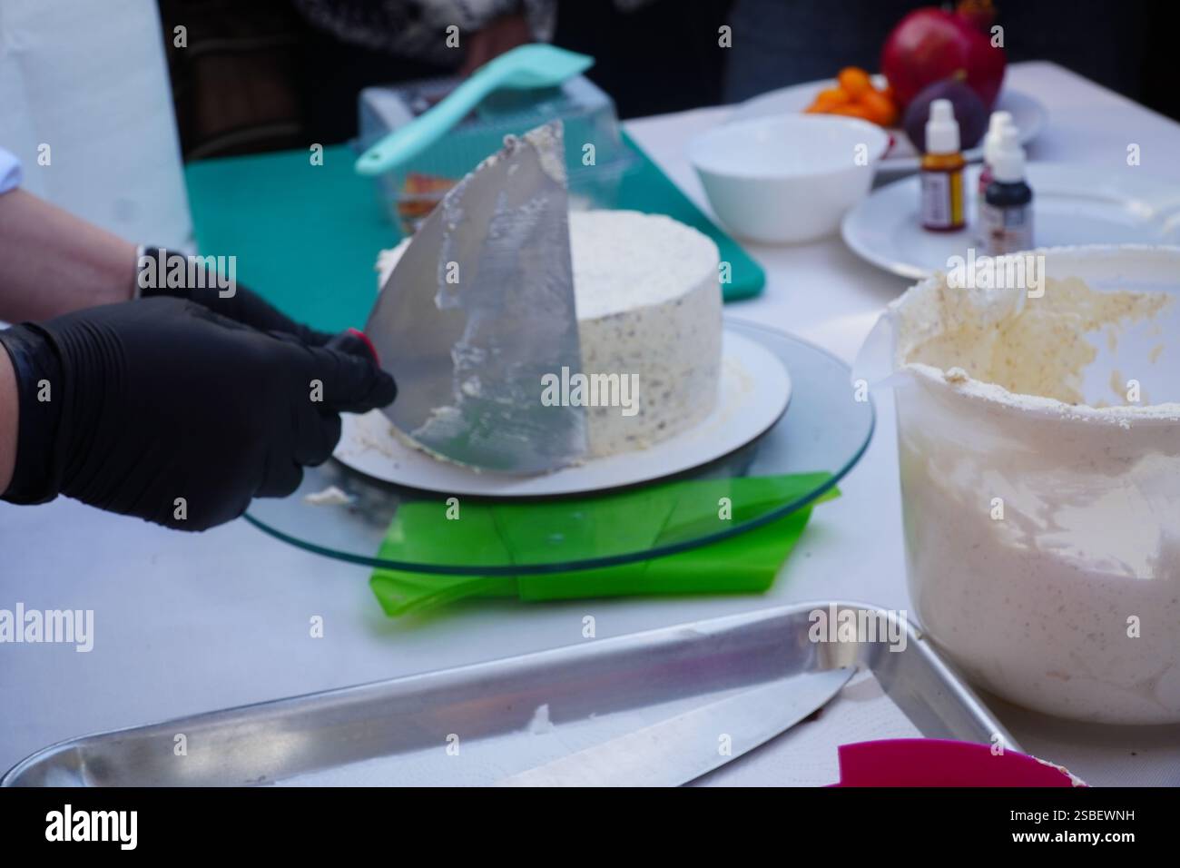 Food Industry Day, Lutsk, Ukraine Separate structural unit "Volyn Vocational College of the National University of Food Technologies" 10/12/2023 Stock Photo