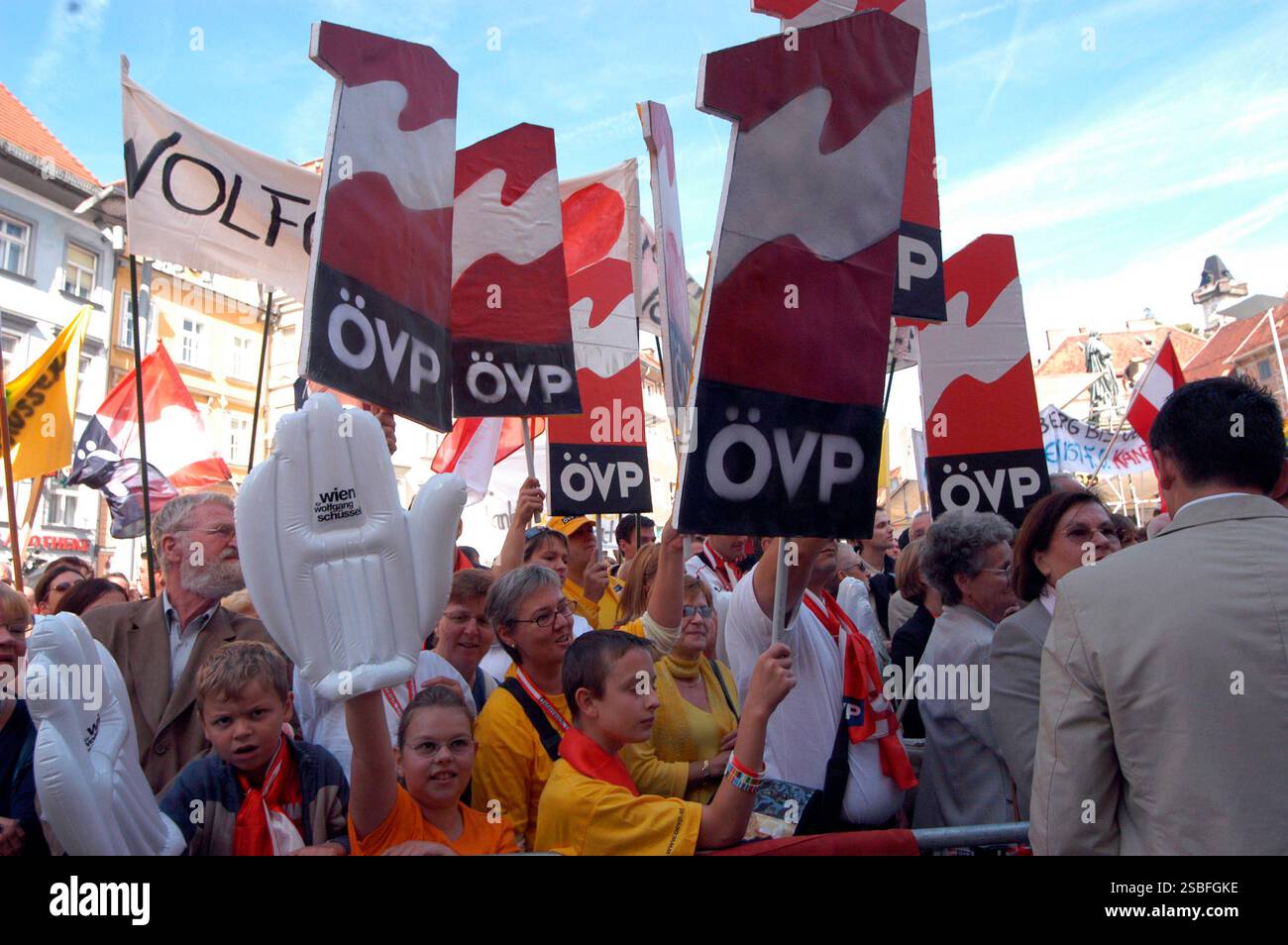 the oevp is a party from austria the oevp ,a party from austria Stock ...