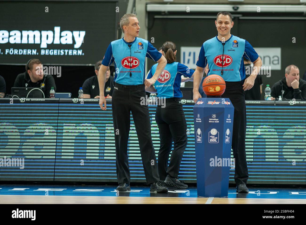 Anne Panther, Kristap Konstantinovs, Nicolas Rotter (Schiedsrichter ...