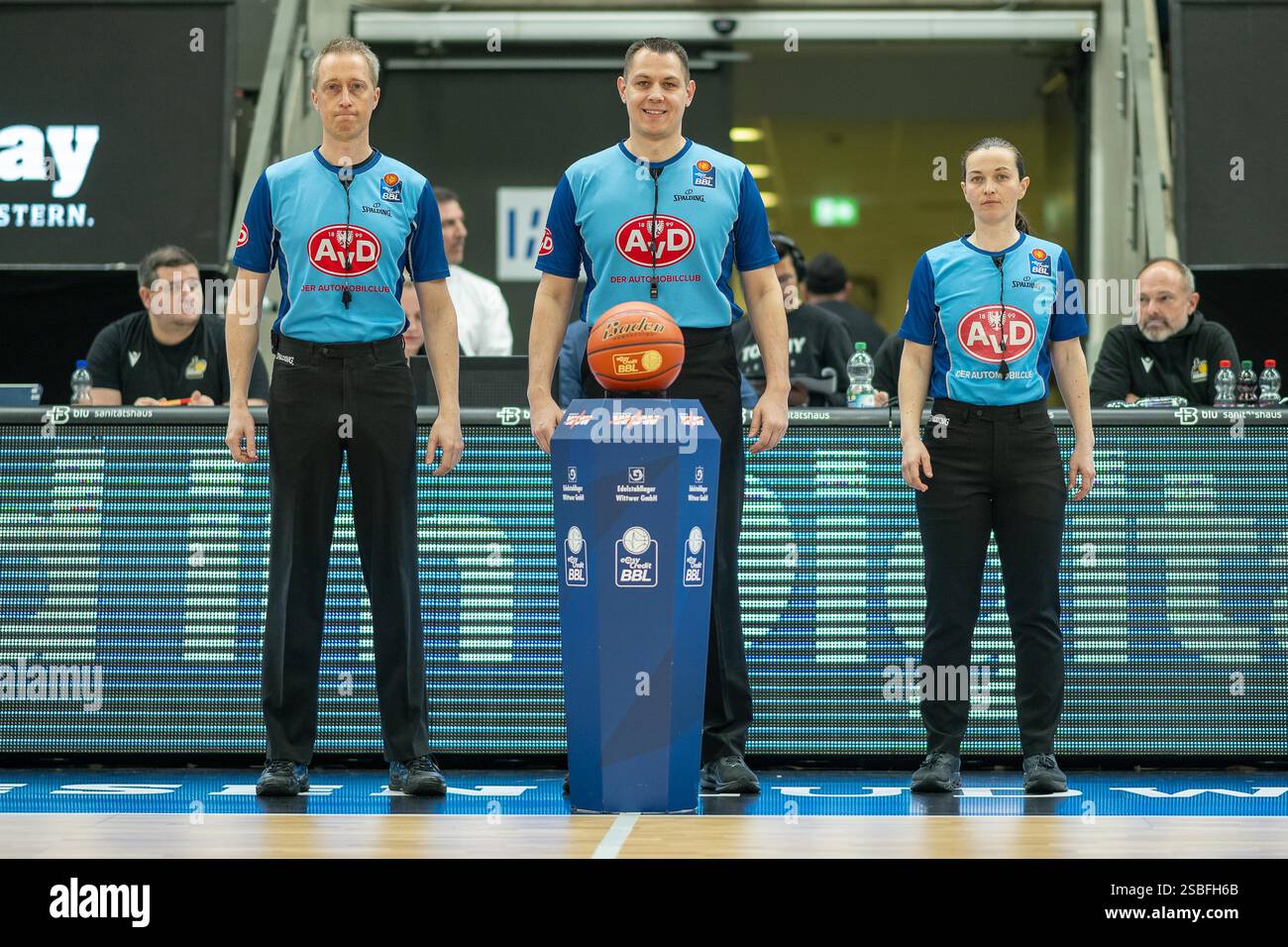 Anne Panther, Kristap Konstantinovs, Nicolas Rotter (Schiedsrichter ...