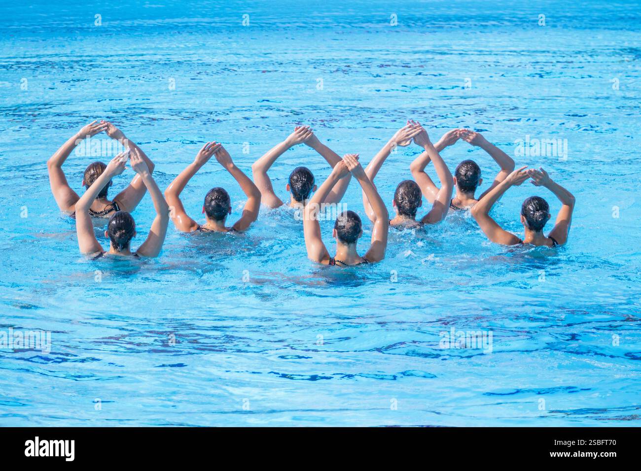 Synchronized swim team hi-res stock photography and images - Alamy