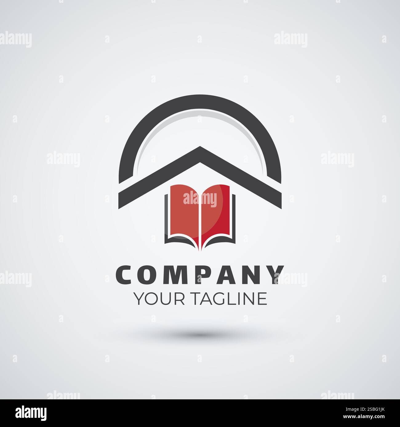 study house and education logo design template Stock Vector