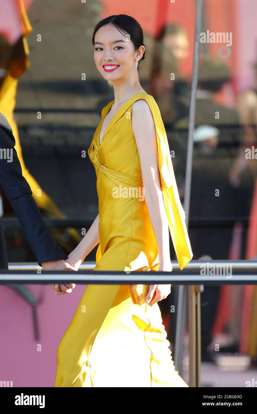 FeiFei Sun arriving at the CFDA Fashion Awards at the Brooklyn Museum ...