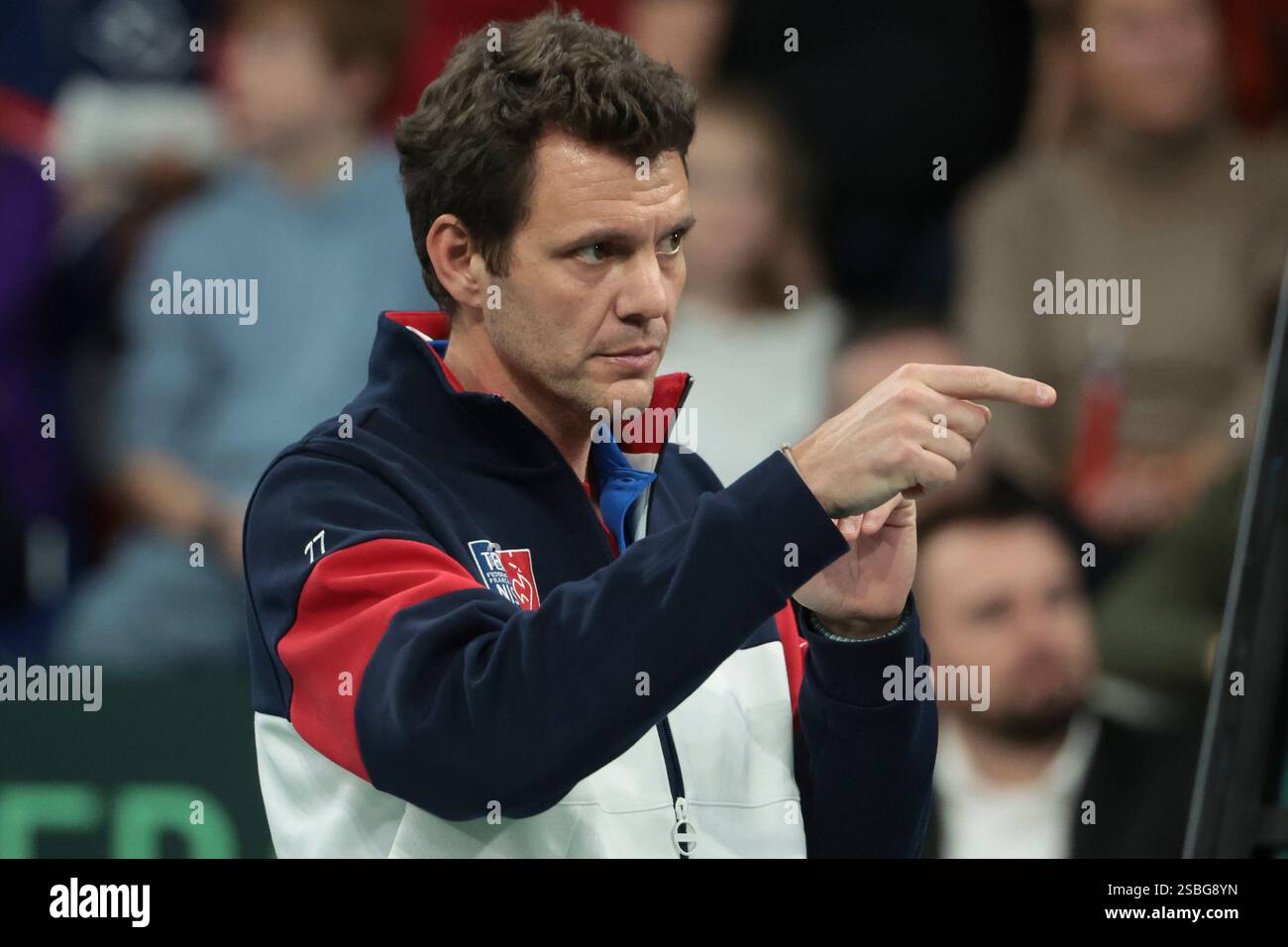 Davis Cup Captain of France PaulHenri Mathieu during day 1 of the