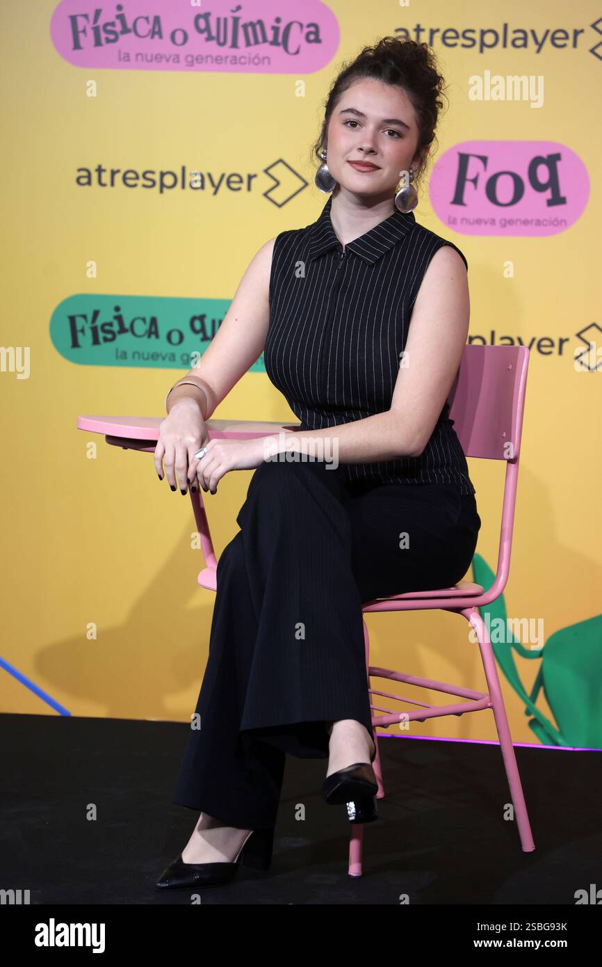 Actress Carla Dominguez Poses At The Photocall During The Actress Carla Dominguez Poses At The Photocall During The Of The Series Foq La Nueva Generacin On February 3 2025 In Madrid Spain Physics Or Chemistry Jos Ramn Hernando Europa Press 02032025 Europa Press Via Ap 2SBG93K 