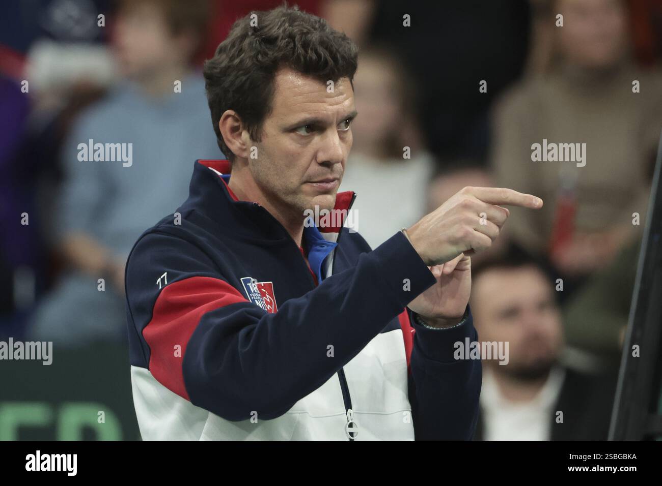 Davis Cup Captain of France PaulHenri Mathieu during day 1 of the