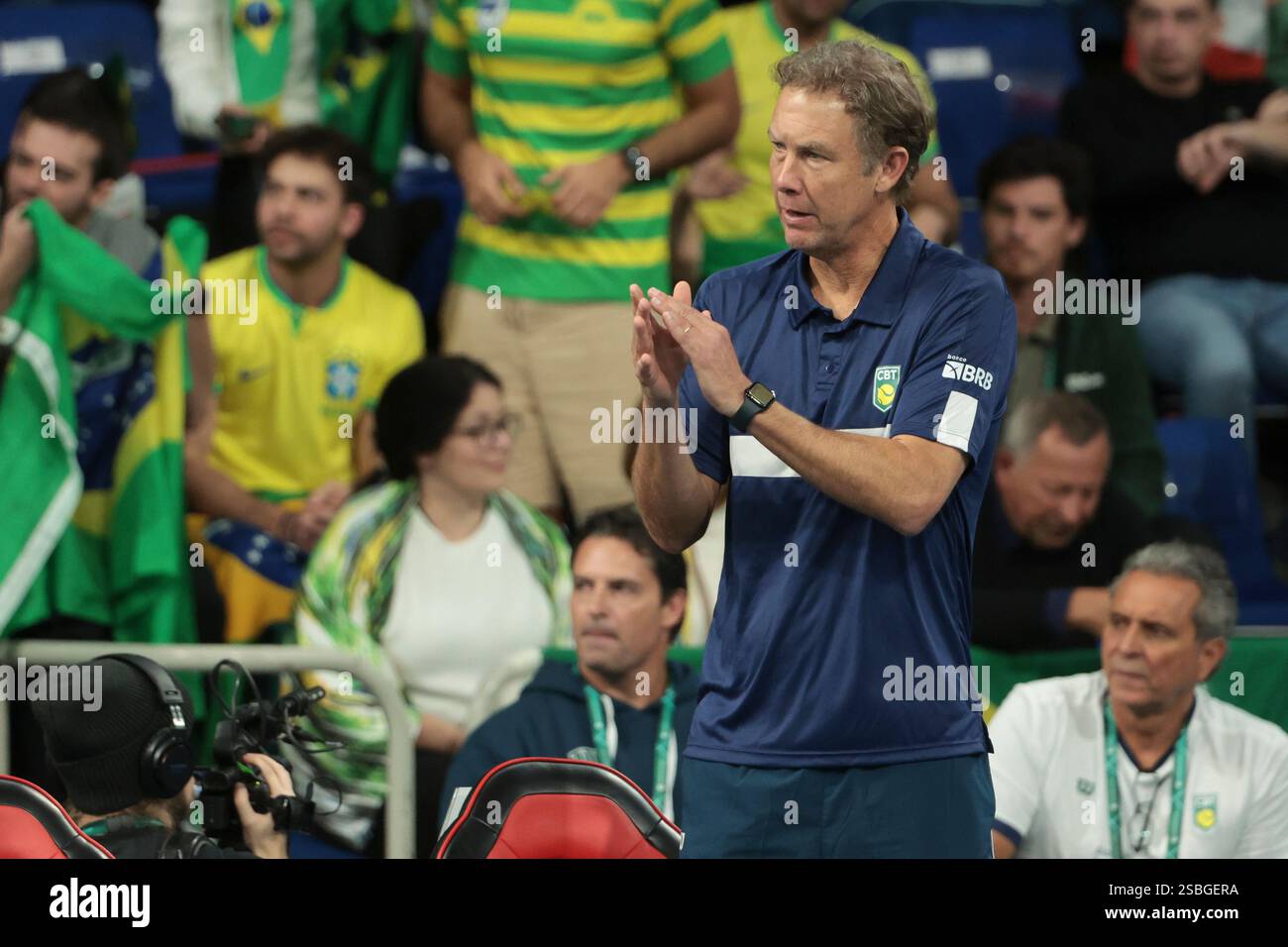 Davis Cup Captain of Brazil Jaime Oncins during day 1 of the Davis Cup