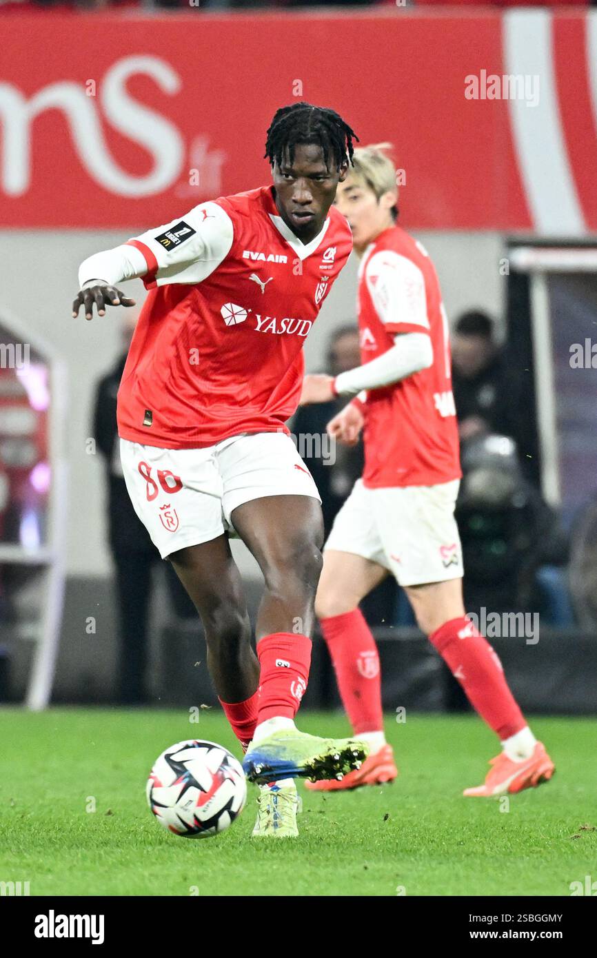 86 Patrick Zabi Eloge GUEU (sdr) during the Ligue 1 McDonald's match ...