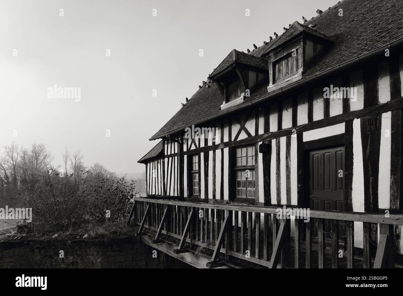 The Old Mill in Vernon (Vernonnet area), Eure, Normandy, France Stock Photo