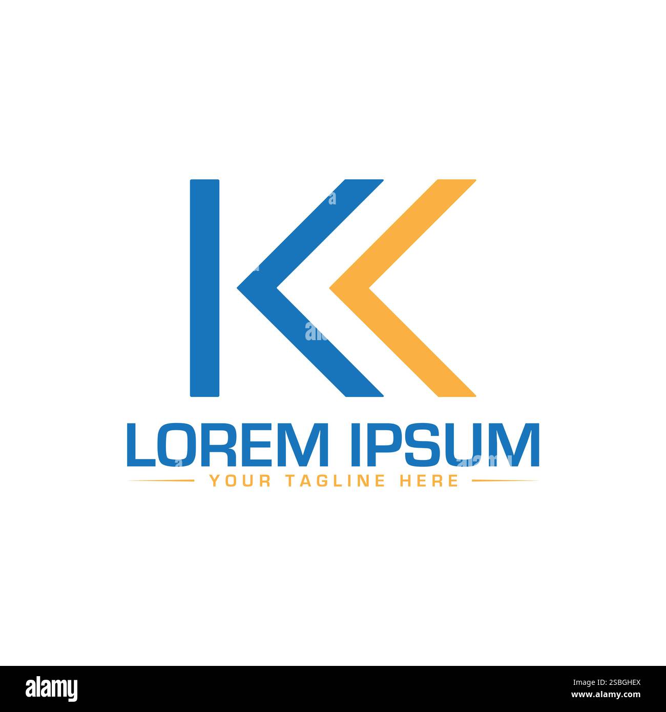 K Letter Logo Design, Unique K Logo Design Stock Vector