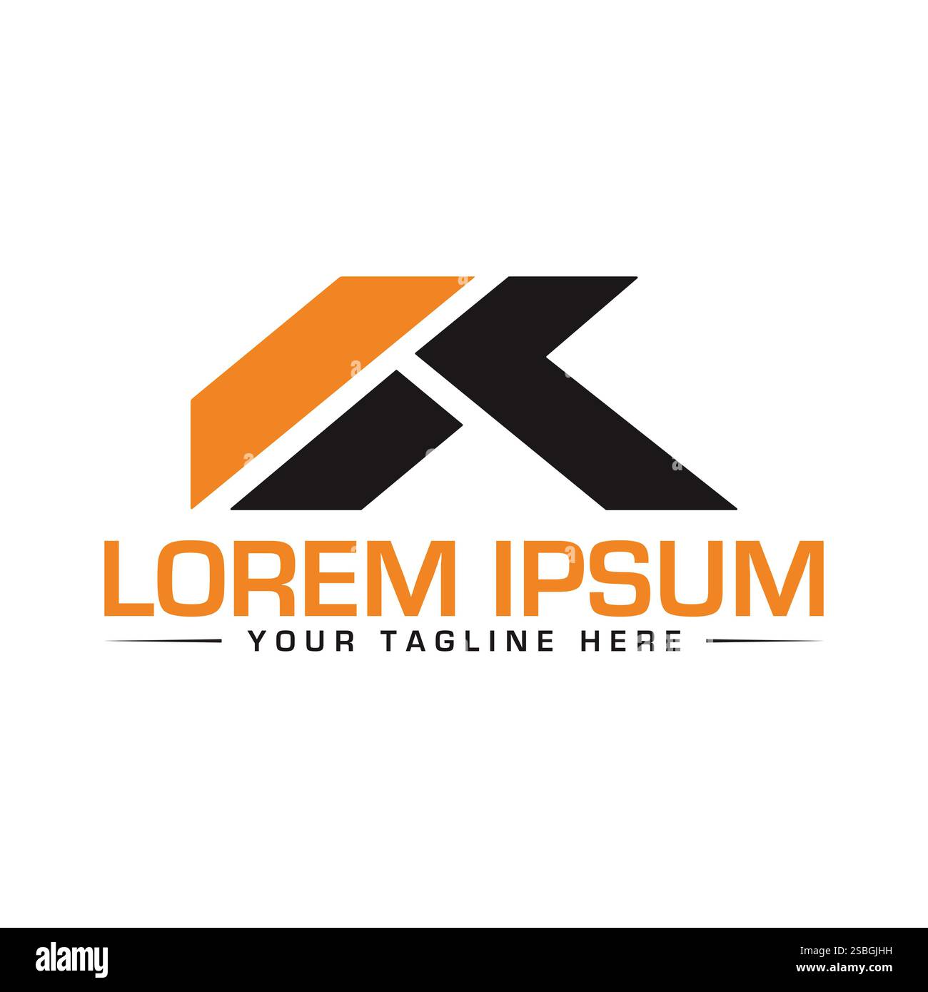 K Letter Logo Design, Unique K Logo Design Stock Vector