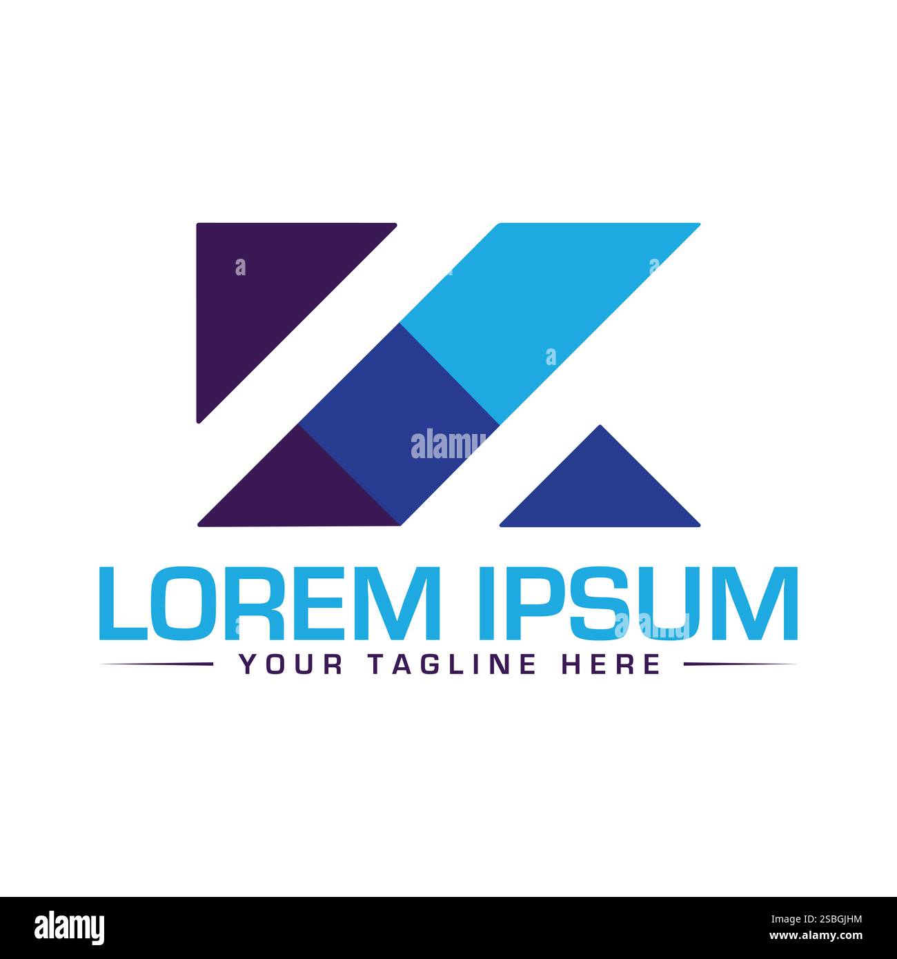 K Letter Logo Design, Unique K Logo Design Stock Vector