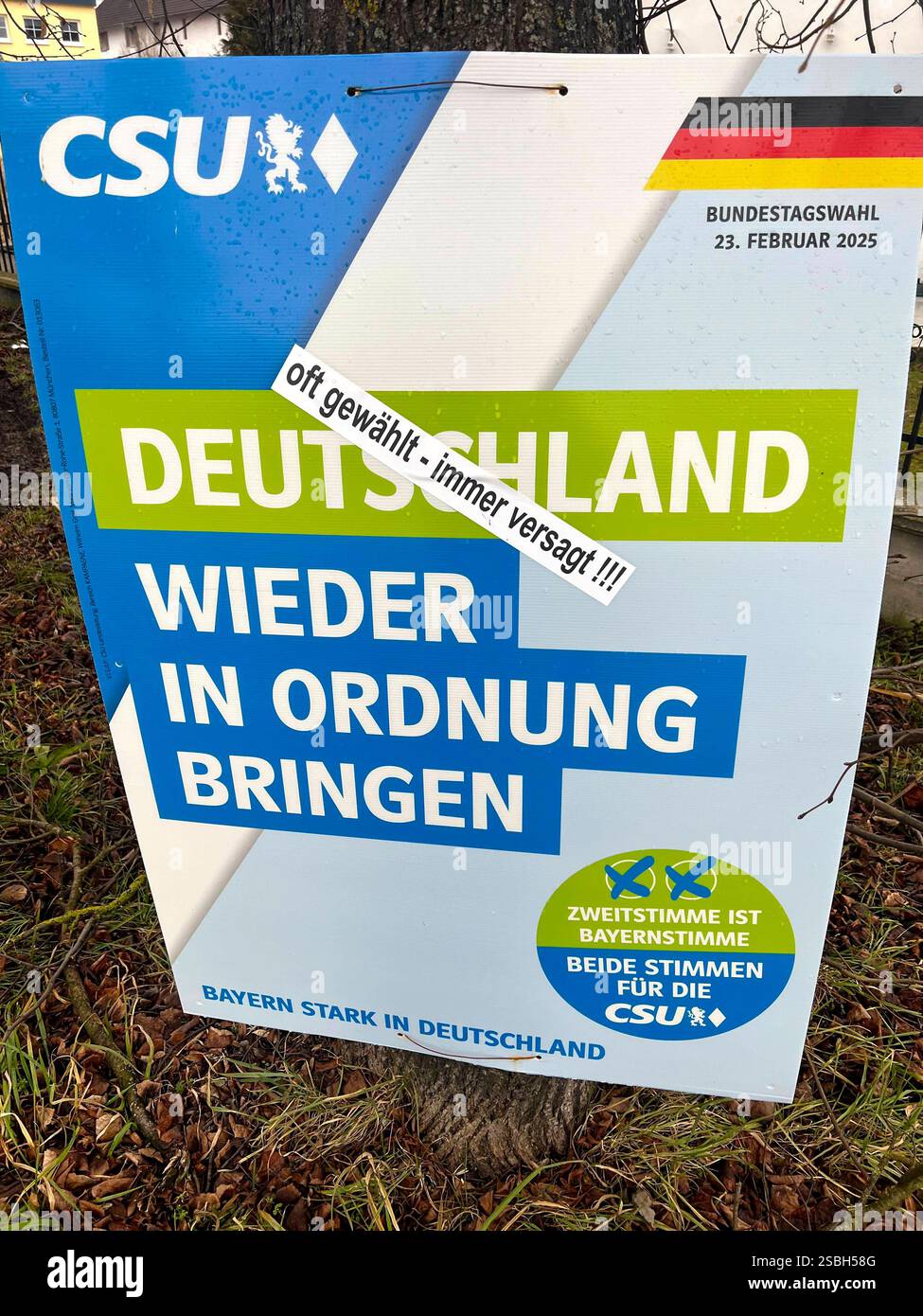 03.02.2025, Die Deutsche Bundestagswahl am 23.2.2025 wirft ihre ...