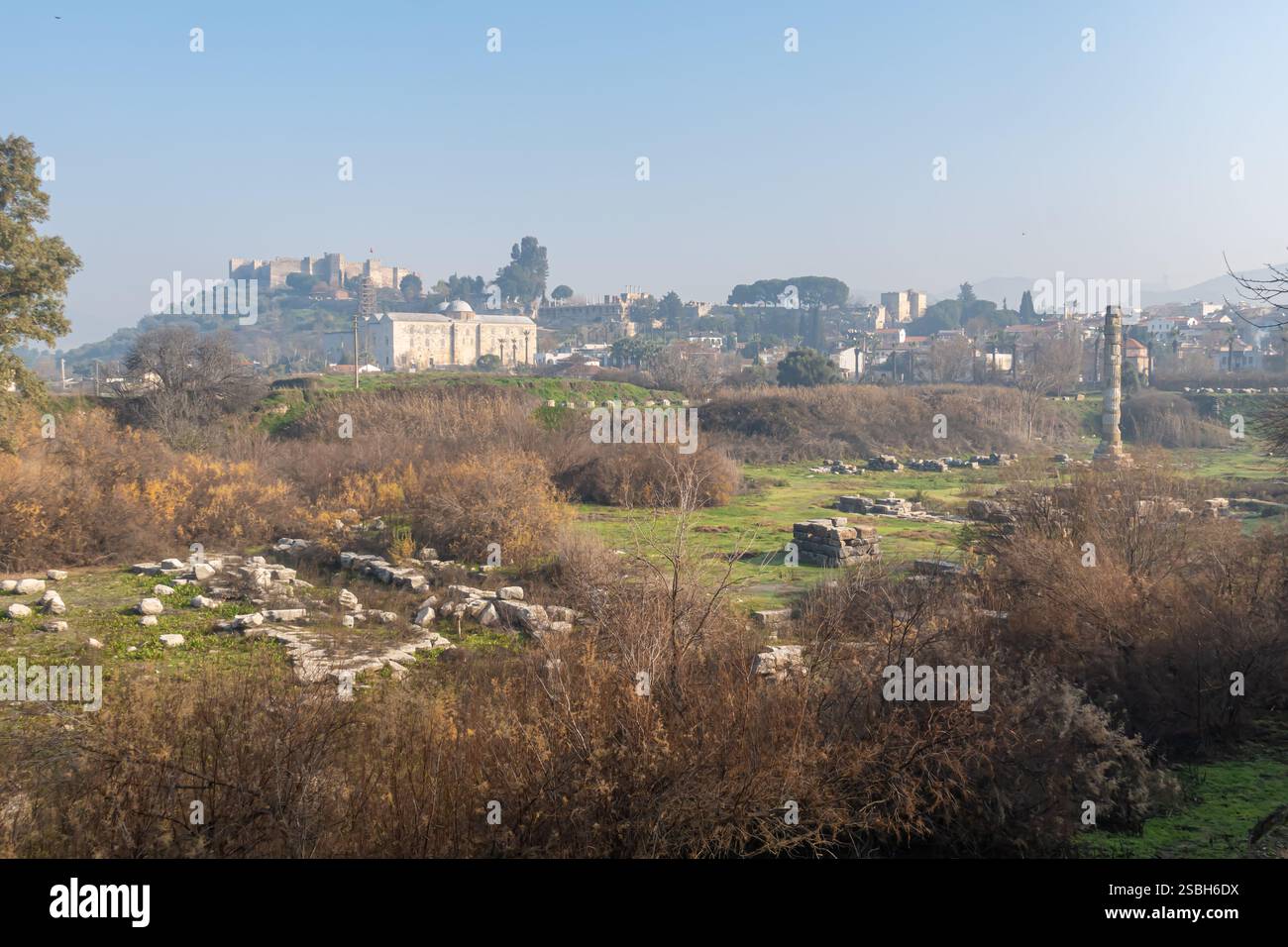 The Temple of Artemis or Artemision located in Ephesus (near the town