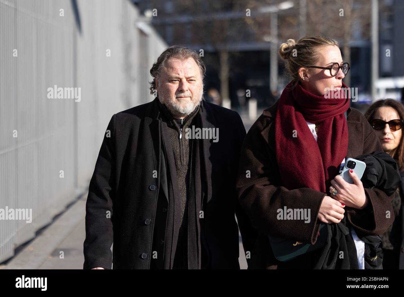 French Director Christophe Ruggia And His Legal Team Fanny Colin Leaves french-director-christophe-ruggia-and-his-legal-team-fanny-colin-leaves