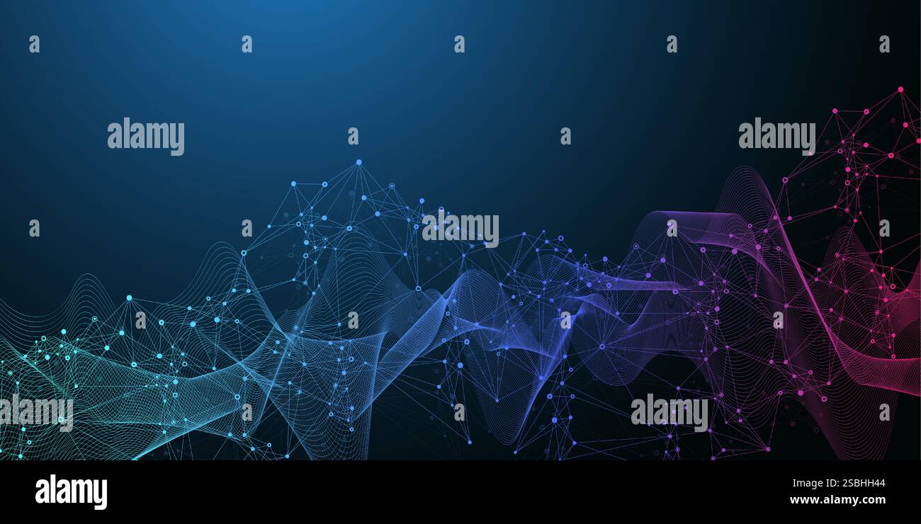 Global network connection banner design template idea. Header social ...