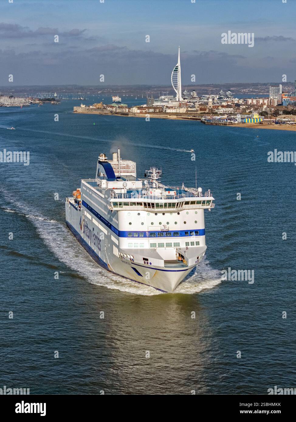The French cross-Channel ferry Armorique is operated on routes between ...