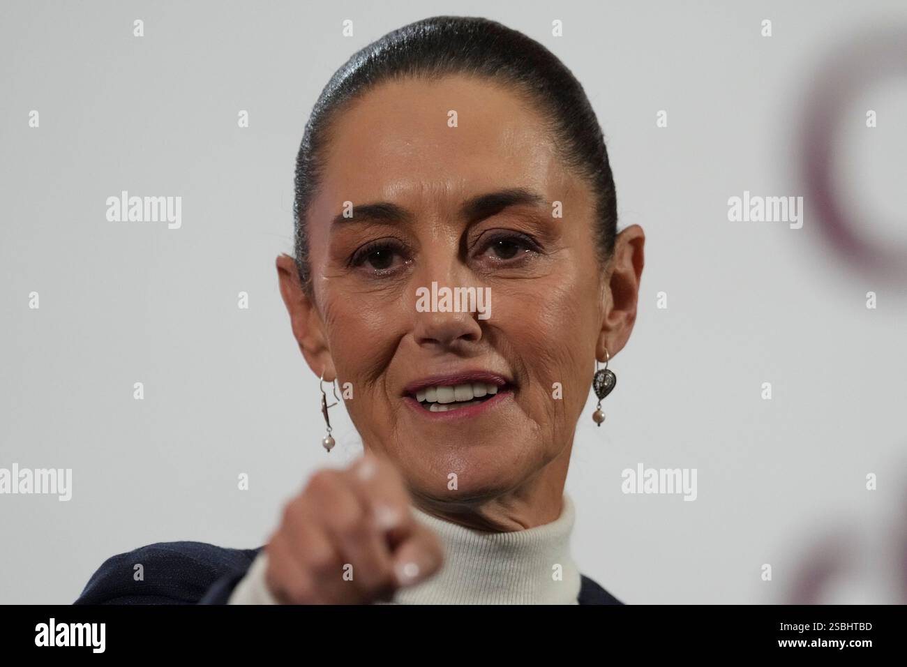 Mexican President Claudia Sheinbaum Gives Her Daily Morning Press