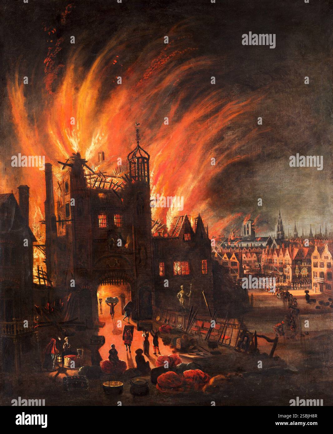 Great fire of london illustration hi-res stock photography and