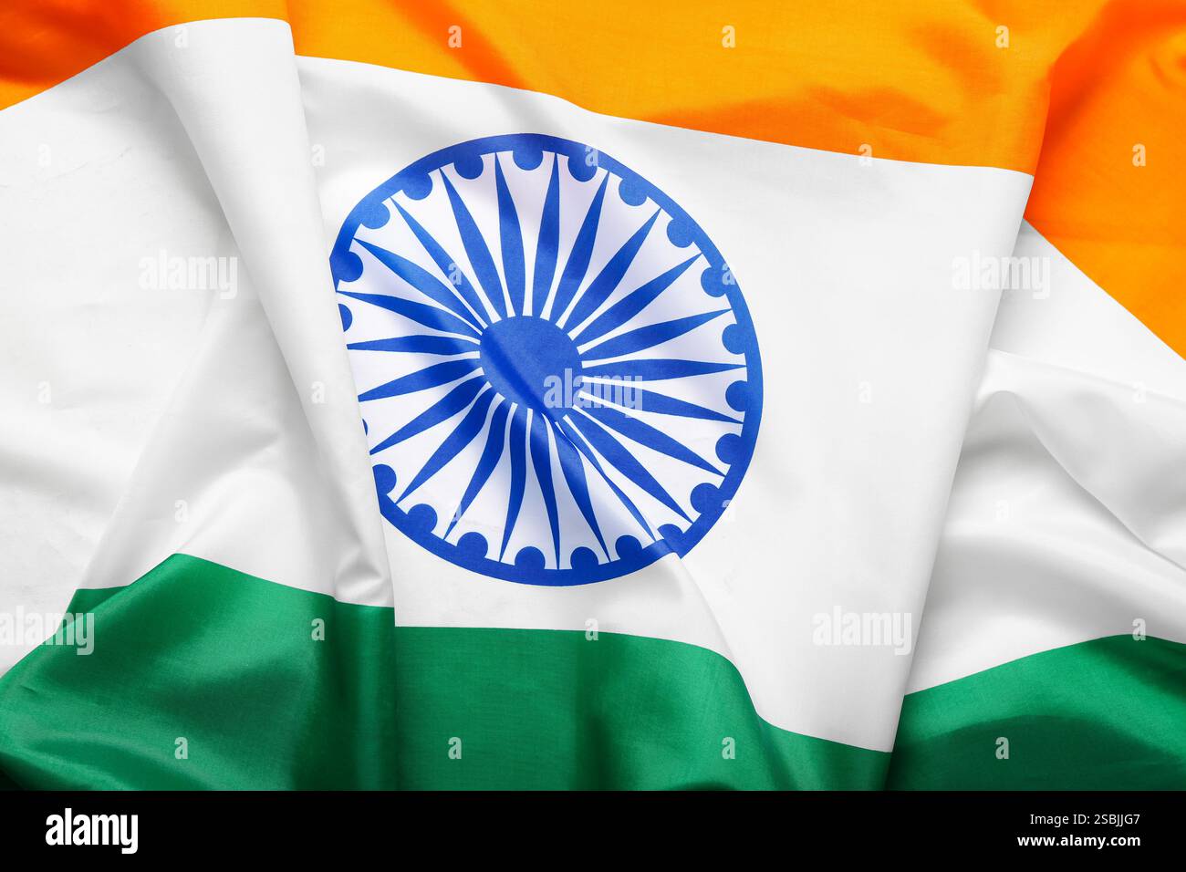 Flag of India as background, closeup Stock Photo - Alamy