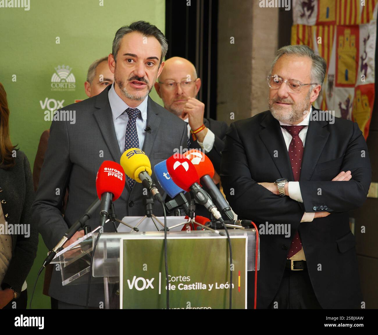 The new spokesman of Vox in the Castilla y León Parliament, David ...