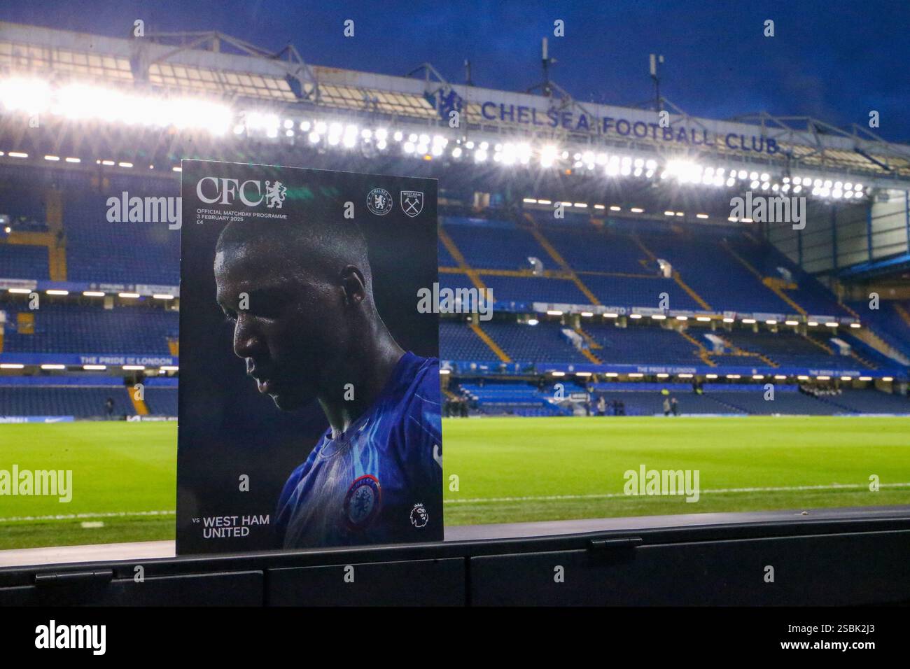 3rd February 2025; Stamford Bridge, Chelsea, London, England Premier